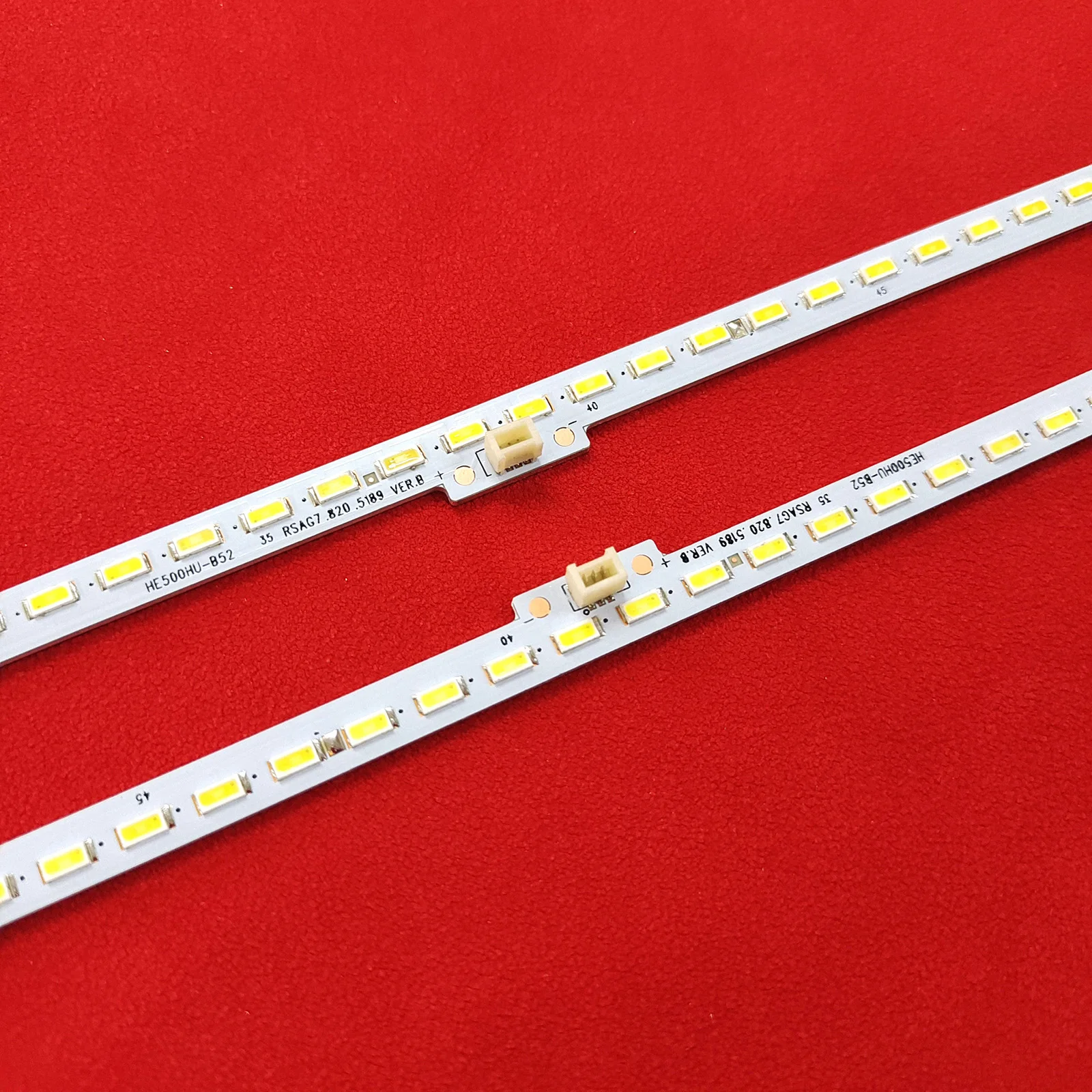 

Light strip for 50"TV His ense LED50K690U HE500HU-B52 RSAG7.820.5189 76 LEDS 545MM