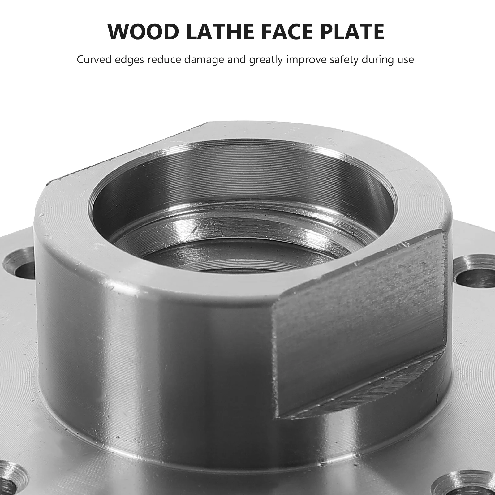 

Пластина токарного станка по дереву, 3-дюймовый резьбовой адаптер задней пластины, высокоточные стальные токарные инструменты, токарный патрон