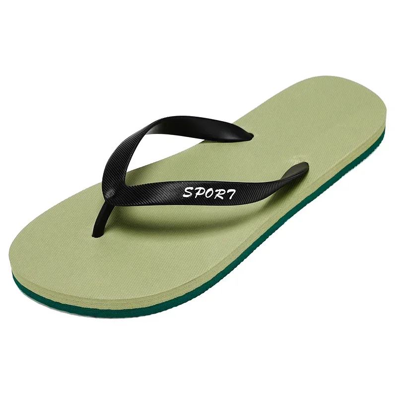 

High Quality Fashion Men's Sandals Flip-flops Beach Slippers Casual Breathable Flat Home Bathroom Sandals Outdoor Slippers Men's