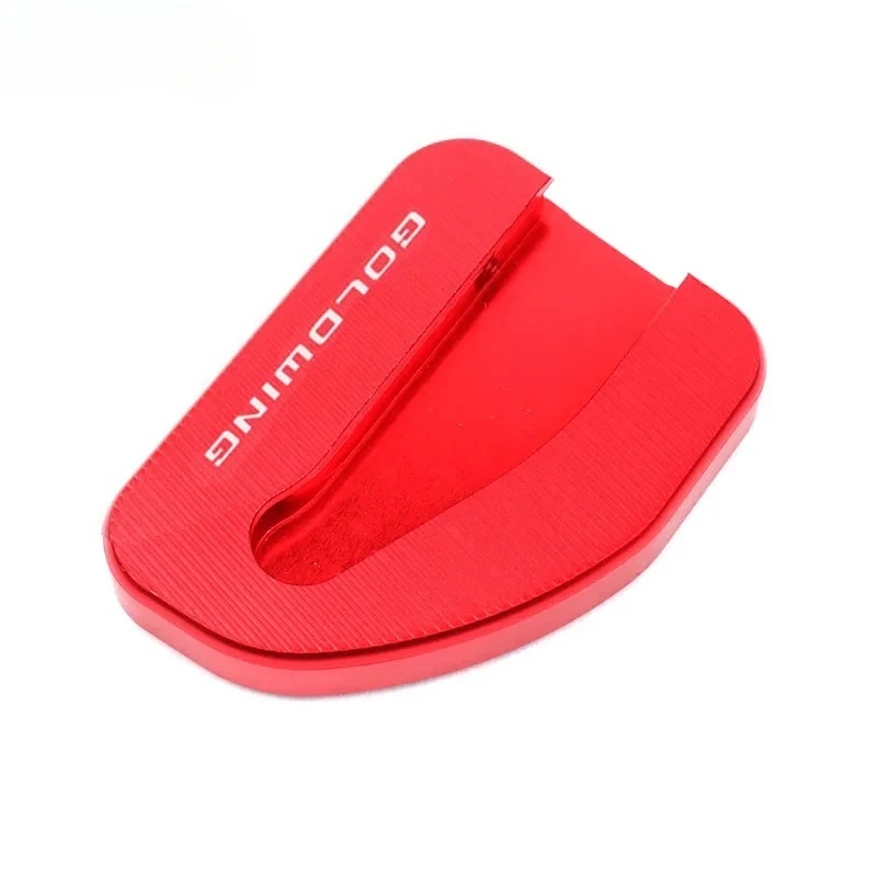 Per HONDA GL1800 Goldwing 1800 GL 1800 F6B 2002-2018 Moto CNC Cavalletto Piede Cavalletto Laterale Estensione Pad Piastra di Supporto