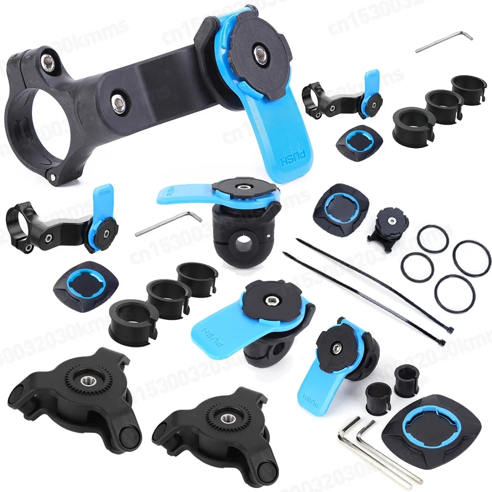 Motorcycle Bike Phone Holder Stand Bicycle Lock Phone Holder Bike Holder Anti Slip 360° Rotatable For 4.7-7.2 inch Phone