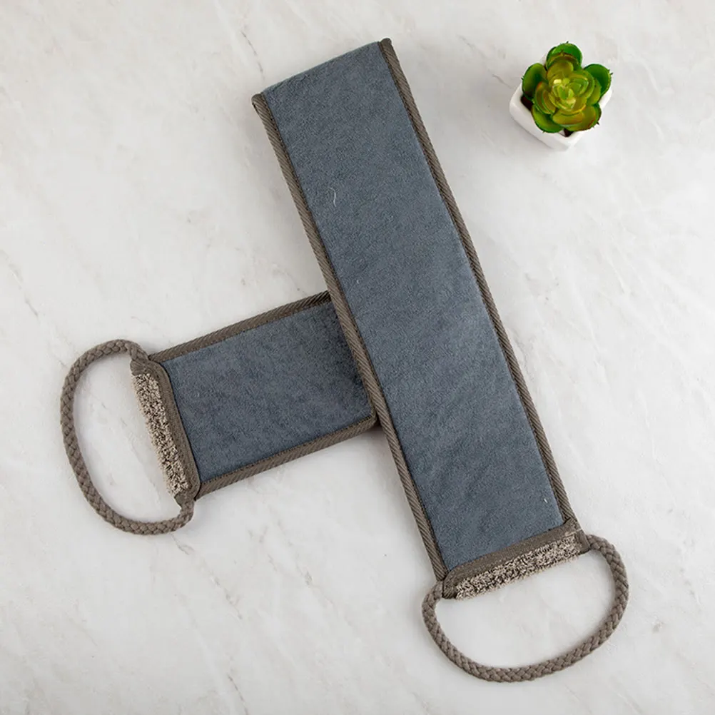 

2Pcs Back Scrub Bath Towel Long Straps Comfortable Durable Dead Skin Remover Body Cleanser Shower Accessory Bathing Goods