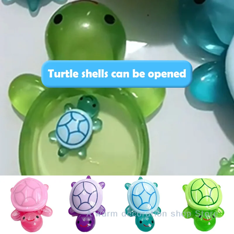 Cute Cartoon Huge Openable Turtle Home Decor Resin Crafts Creative Storage Box Fashion Desktop Ornaments