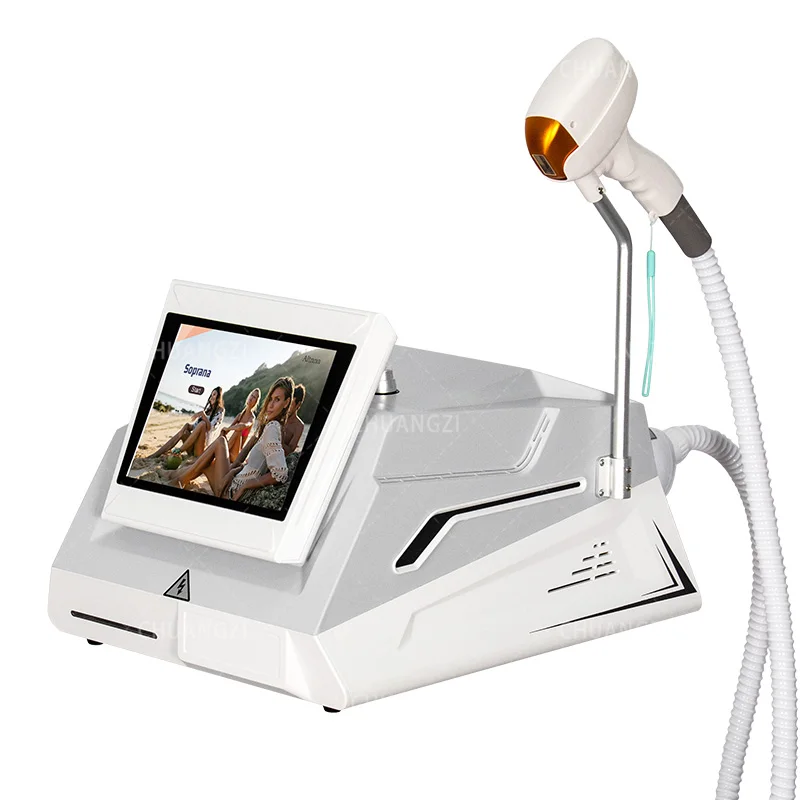 808nm drie golflengte diodelaser ontharing Alexandrite Laser TEC koelsysteem met gefilterd permanent ontharingsapparaat