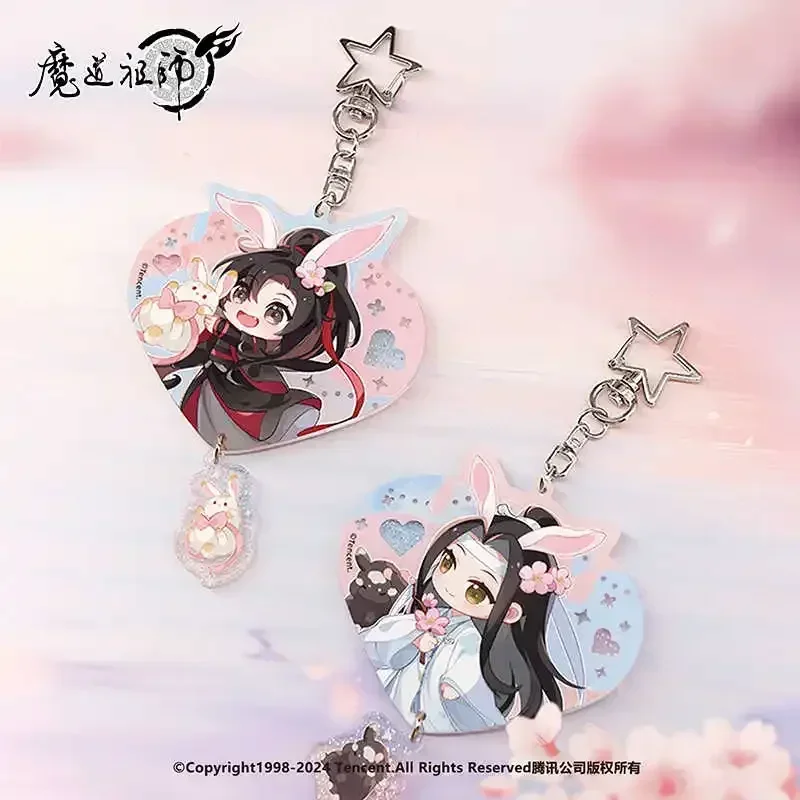 Anime mod oz u shi MD ZS Wei W U Linie LAN Wang und Pfirsichblüte Serie Cosplay Abzeichen Brosche Pins Acryl Stand Modell Anhänger Geschenk