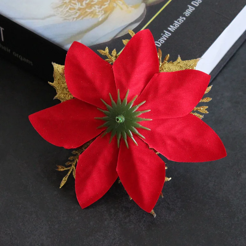 Christmas Decoration Flower Three-layer Plastic Shower Powder Three-dimensional Decoration