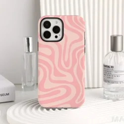 Etui na telefon Flamingo Cream Personality do iPhone 15 PRO MAX 14 13 12 11 PRO Plus 16pro Akrylowe etui TPU dwa w jednym na telefony komórkowe