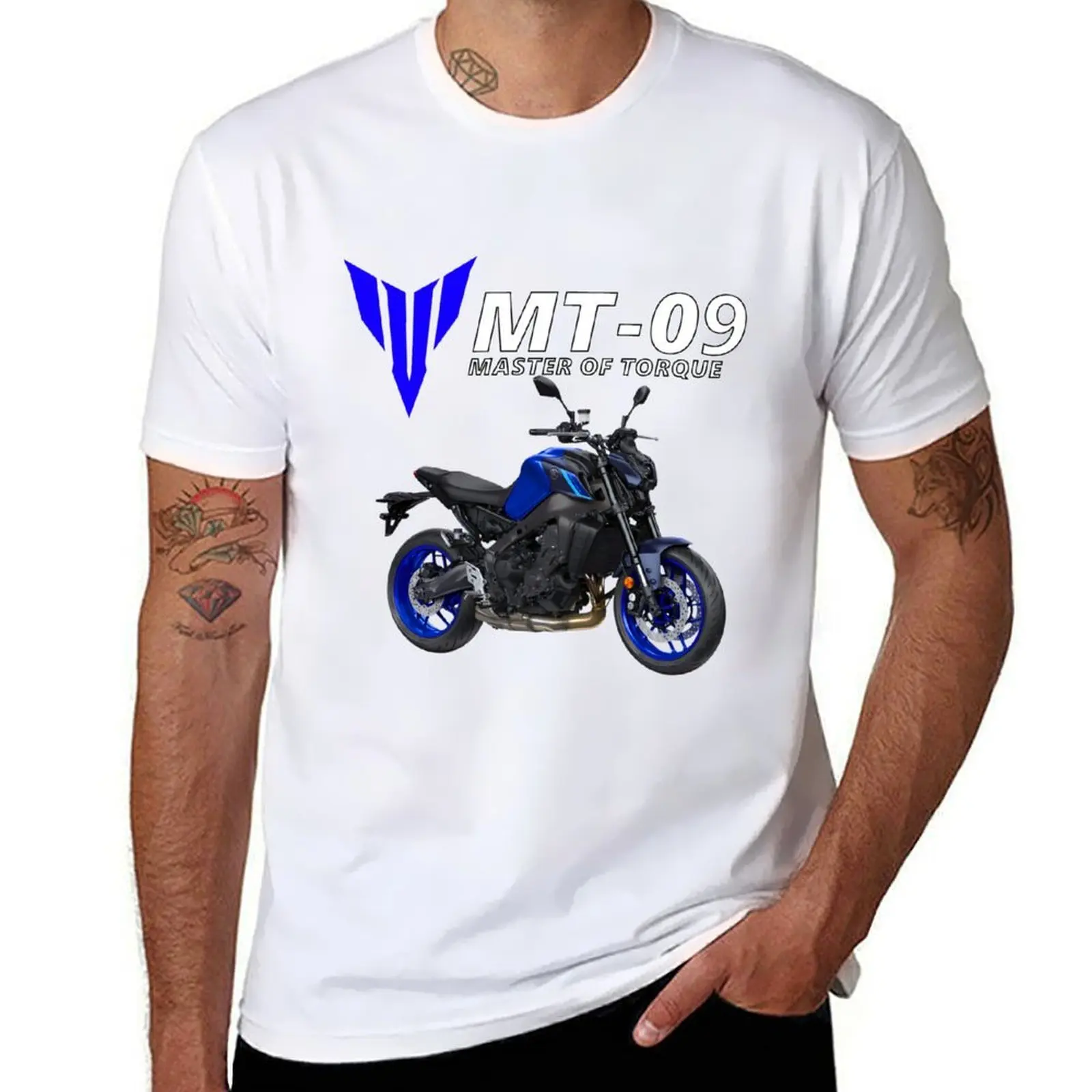 

MT-09 Motorcycle T-Shirt man t shirt cotton funny t shirts cotton T-Shirt