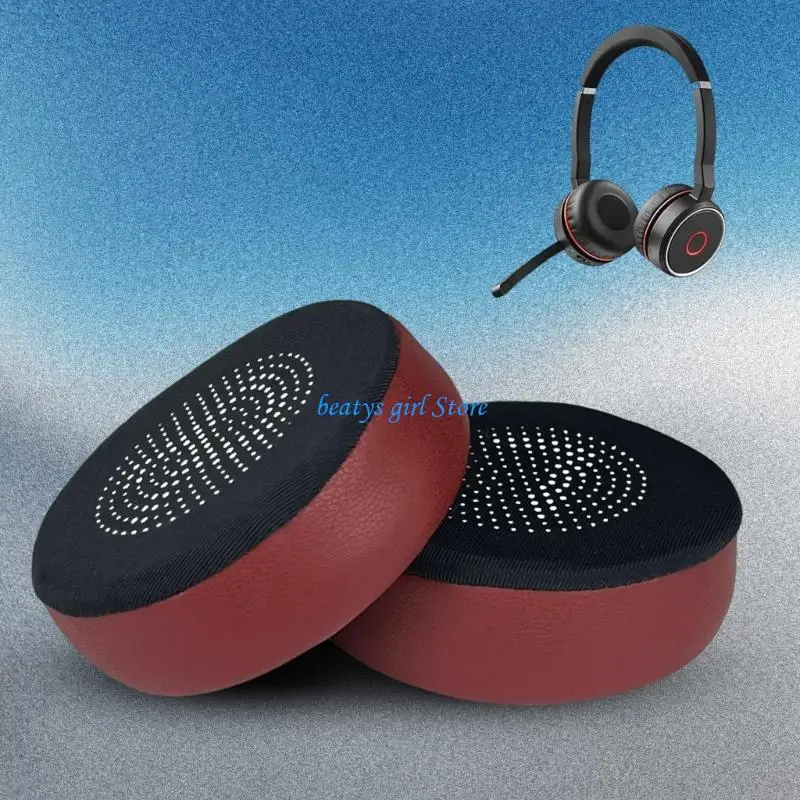 C7AB Foam Headsets Earpads Enhances Passive Noise Isolation for Evolve75 (UC/MS)