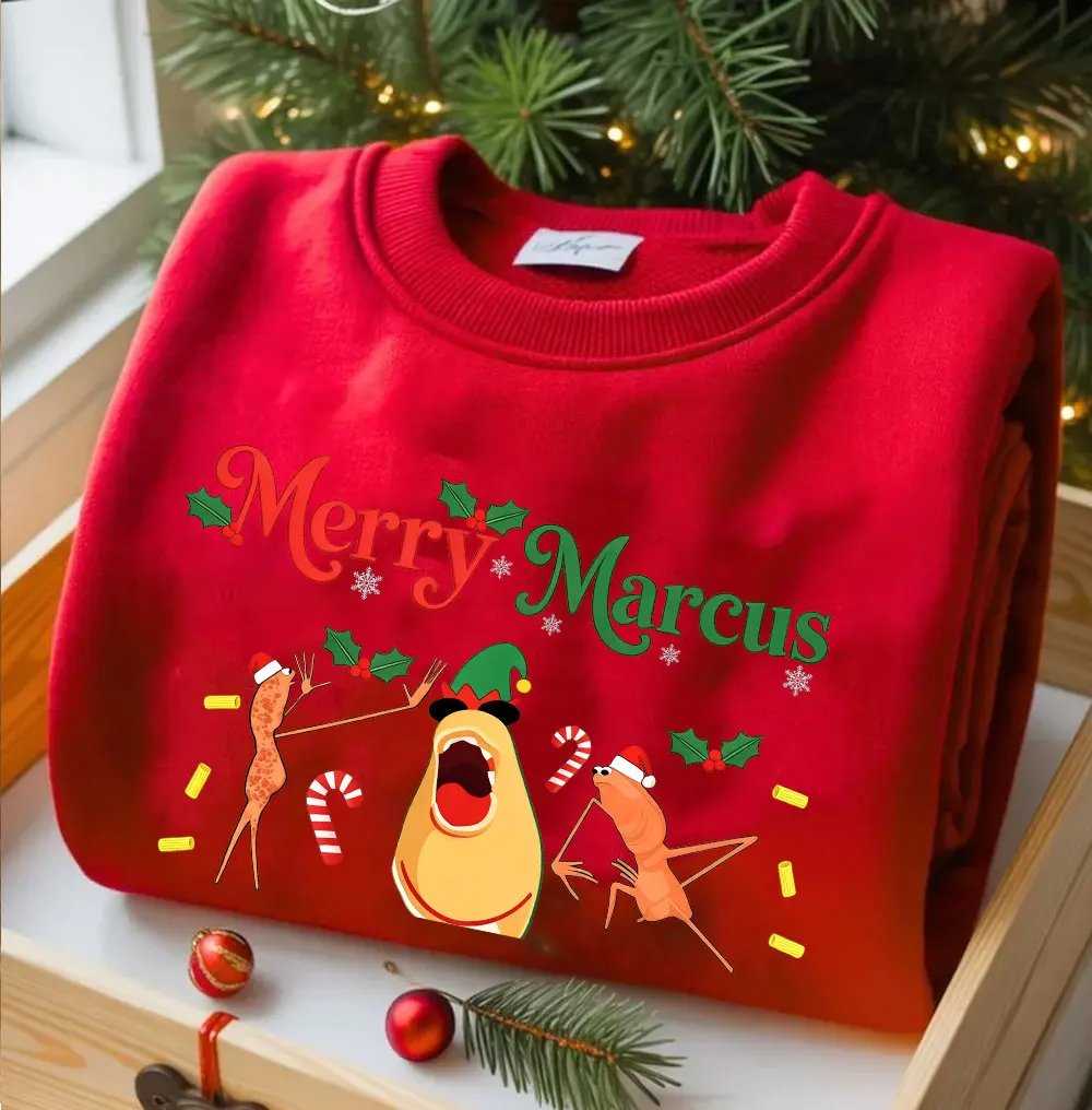 ماركوس الدودة البلوز مرح ماركوس خمر 90s ميمي قميص الدماغ روت عيد الميلاد موضة عادية لينة مريحة الشتاء هودي