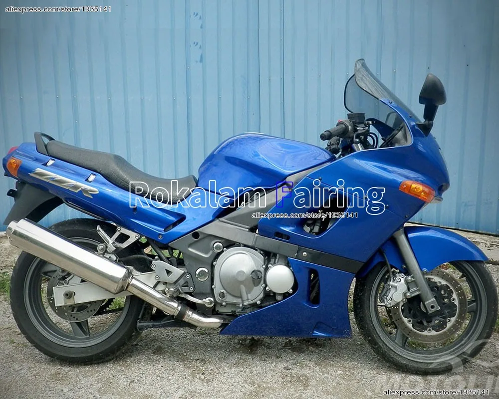 

For Kawasaki Ninja ZZR400 1993-2003 ZZR 400 93-03 ZZR-400 All Blue Aftermarket Motorcycle Fairing (Injection molding)