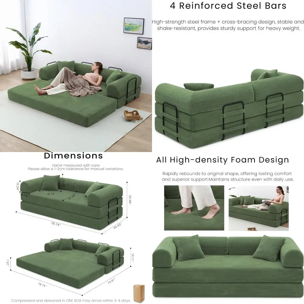 Folding Sleeper Sof… - image