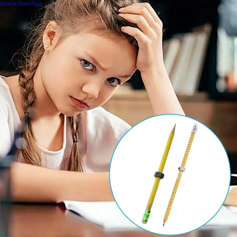 D0UA متعددة الأغراض التركيز على تعزيز أداة كتابة القلم الرصاص مع الجوز الدوار