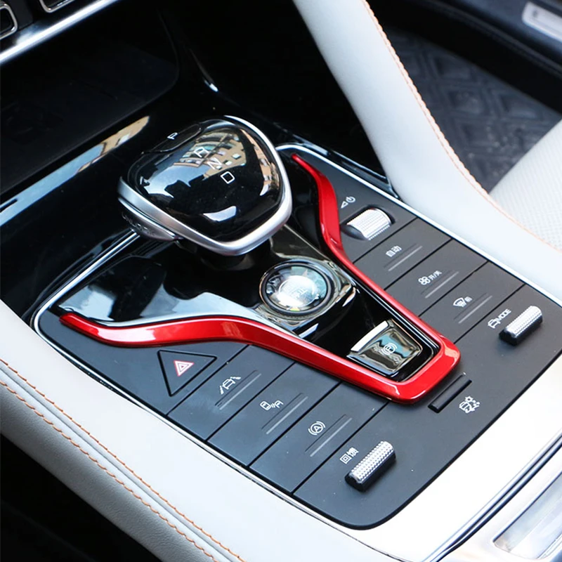 For BYD Atto 3 Yuan Plus 2022 2023 Central control gear shift decorative strip accessories interior supplies