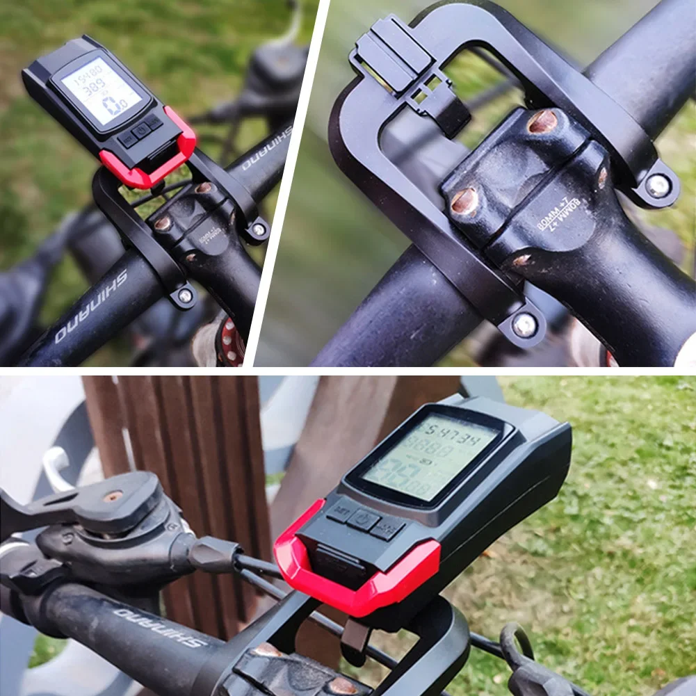 Draadloze Fietscomputer Met Fietssteel Lichtgevende Mtb Stuur Snelheidsmeter Lcd-Scherm Racefiets Stopwatch Fietsen Kilometerteller