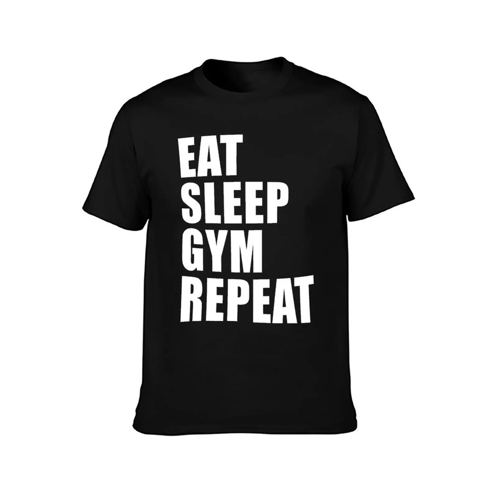 Eat Sleep Gym Repeat Sport Shirt Funny Cute Gift For Weight LIfter Lift Power Team Player T-Shirt