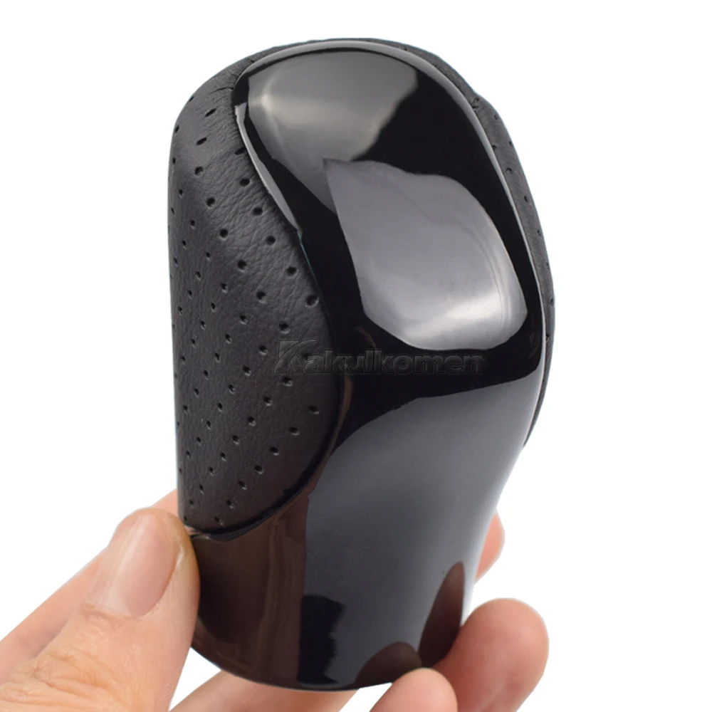 AT Leather Gear Shift Knob For Lexus ES350 GS300 GS350 GX460 NX300 IS250 IS350 RX350 RC300 RC350 POMO Arm Ball Shifter Stick Pen