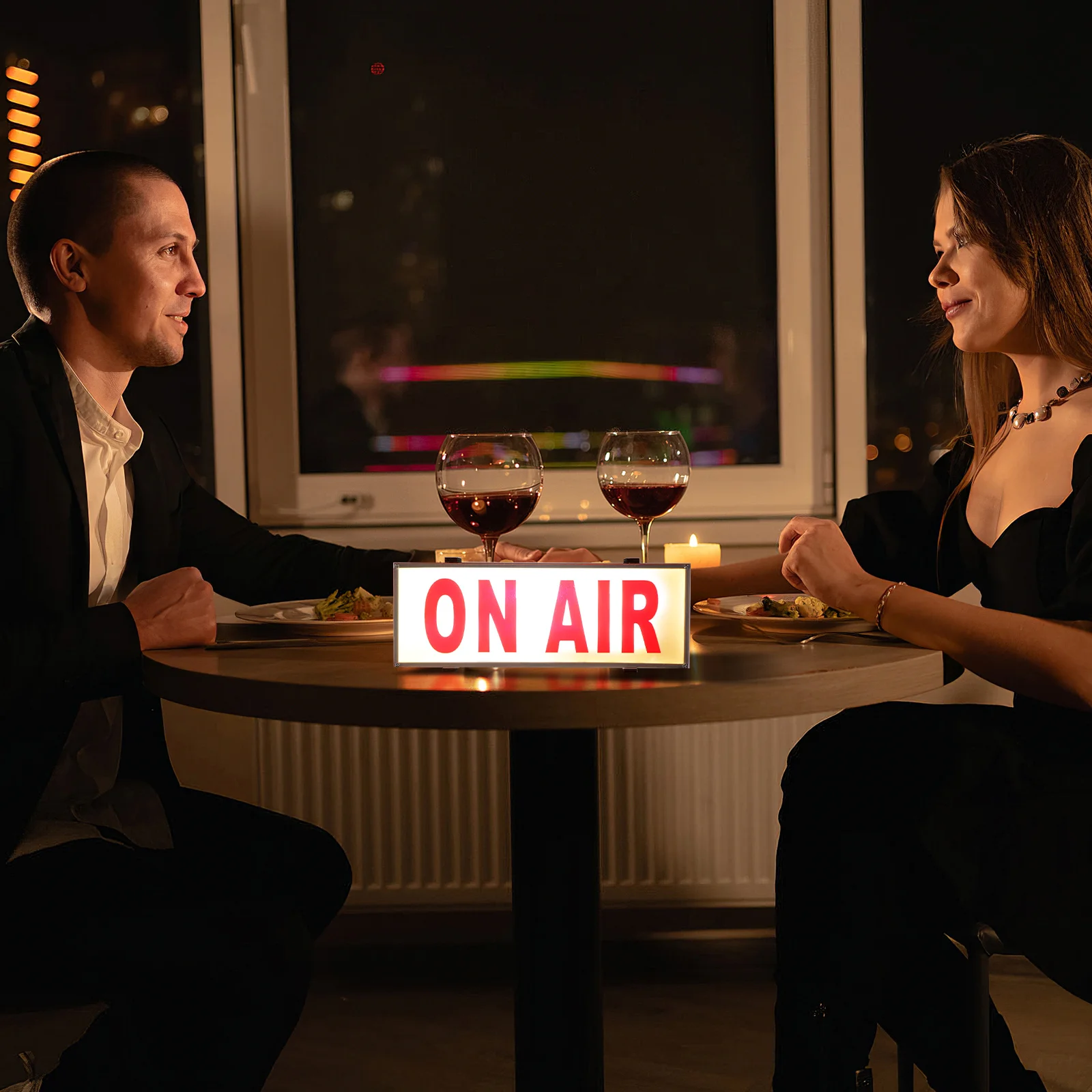 

Solid Wood LED Light Sign Decorative Lamp Operated for Home Bar Office Wall Decor Ambient Light Ornament