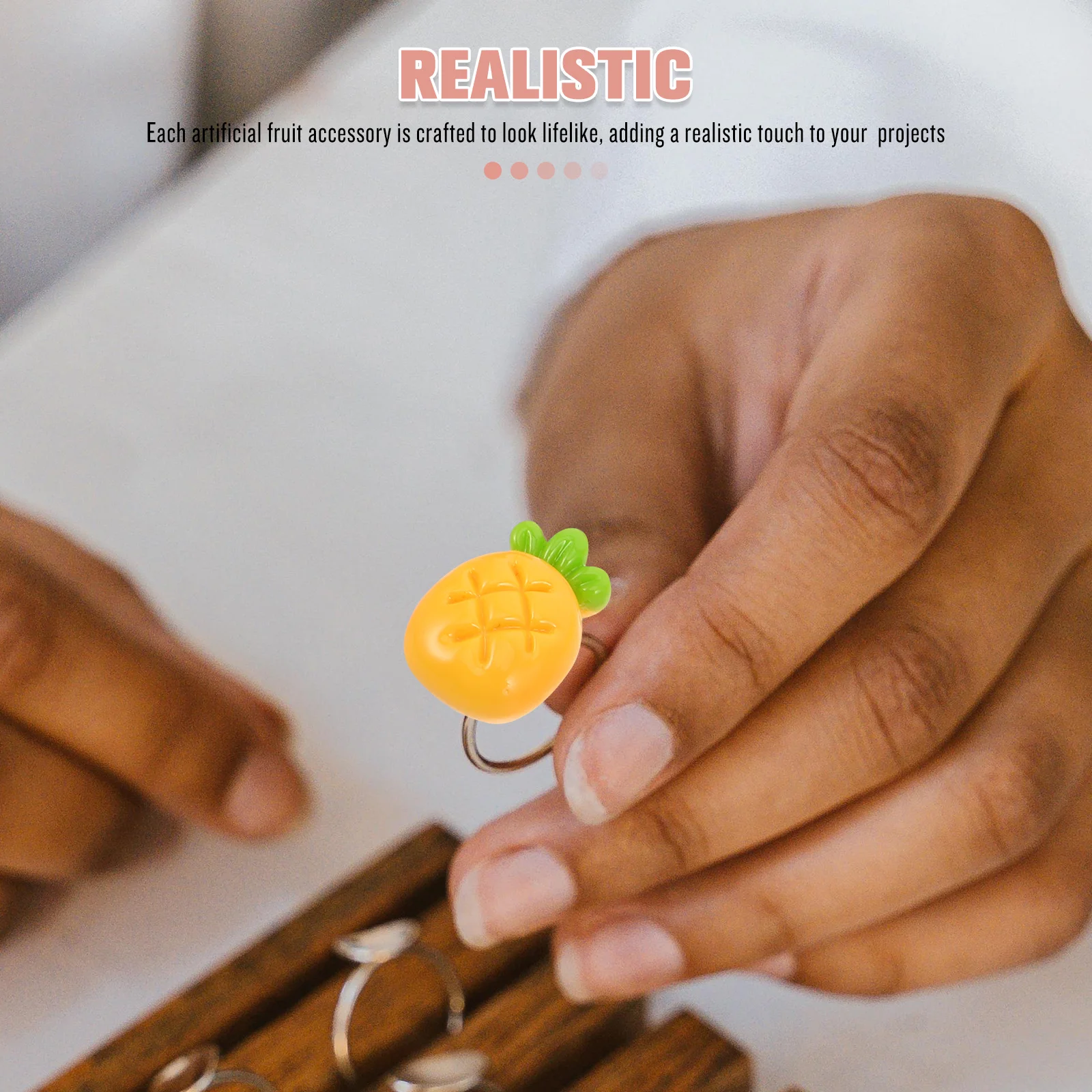 10 قطعة راتينج الفاكهة الخرز المسطح الفاكهة الاصطناعية ديكور محاكاة شرائح صغيرة الفراولة الخوخ الليمون سحر Diy بها بنفسك الحرف اليدوية #5