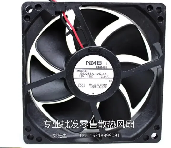 

Ltsf For NMB 0922SA-12Q-AA DC 12V 0.34A 90x90x25mm 2-Wire Server Cooling Fan 9cm