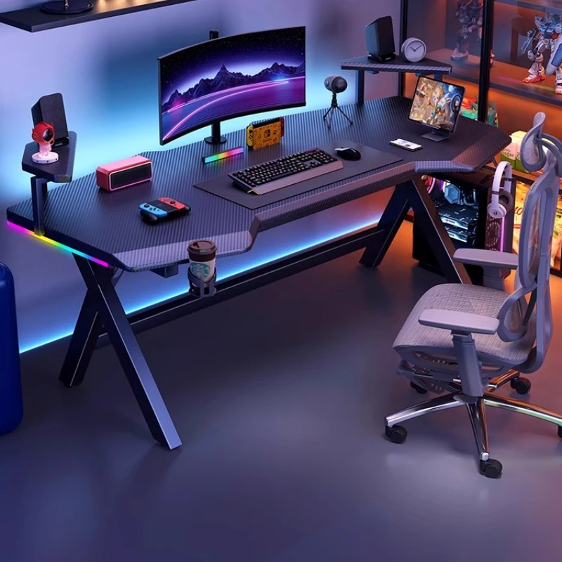 Computador Furniture High End Console Computer Desks Organizers Setup Modern Bedroom Computer Desks Gadgets Creativity Mesas De