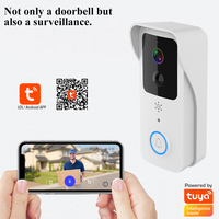 Tuya Smart Video Doorbell 5G 2.4G WiFi Outdoor Door bell Waterproof  Battery Intercom Smart Life Wireless doorbell Camera