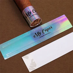 Cigar Label Smoking Accessories Wrapped Around The Top of Cigars Tabacco Decoration Sticker Cigar Label Paper