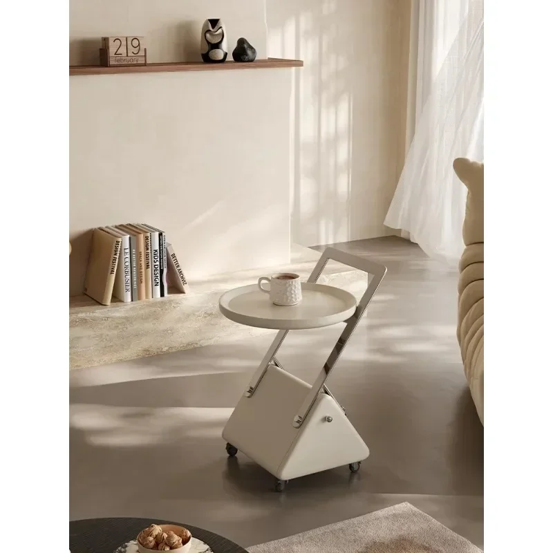 trolley Italian minimalist sofa edge can be moved