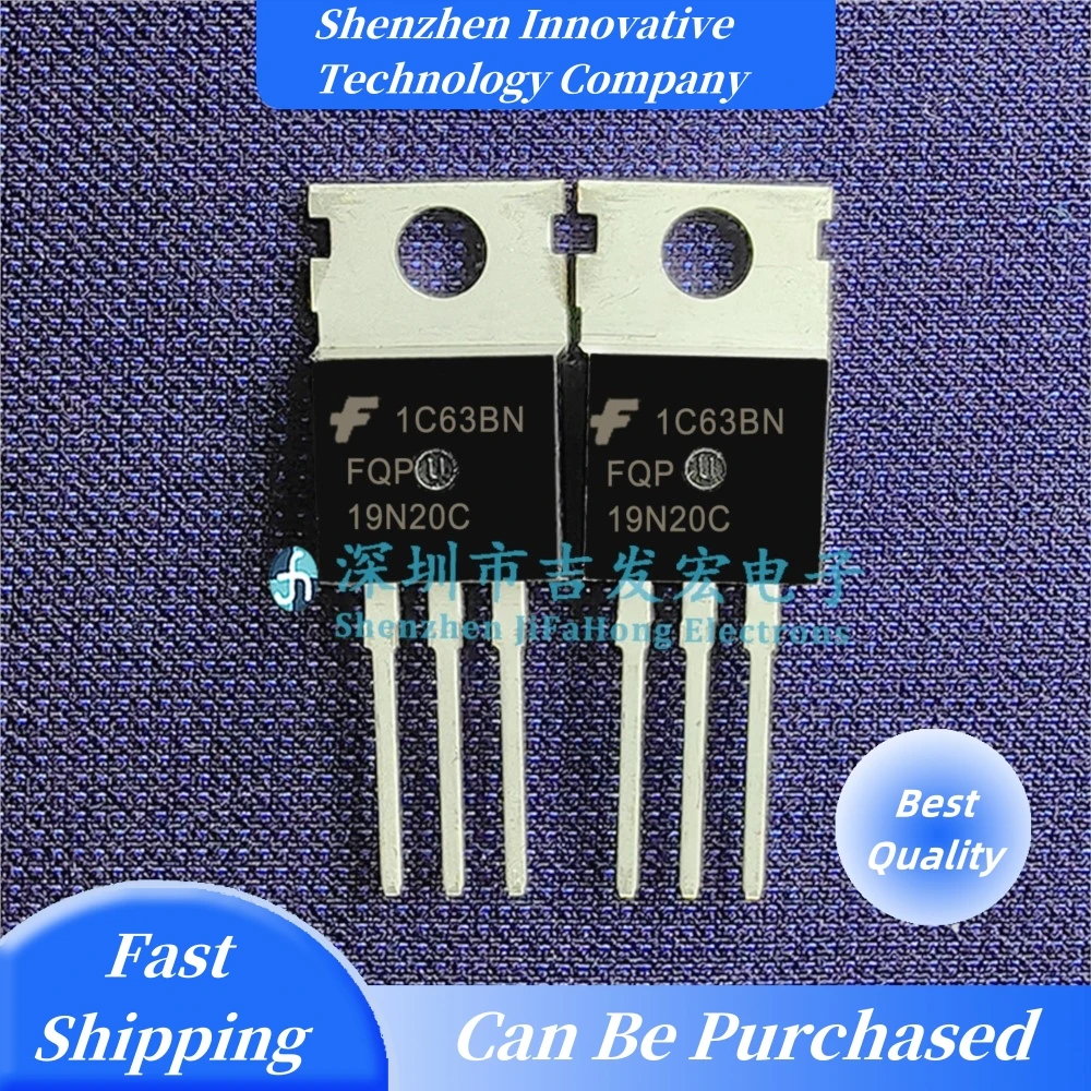 10PCS FQP19N20C  TO-220 200V 19A Best Quality   Fast Shipping