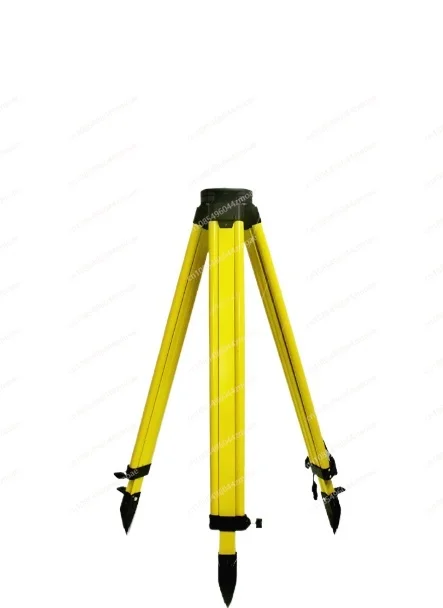 

2024 Heavy Duty Fiberglass Surveying Tripod With Flat Big Round Head For Total Station Survey Equipment