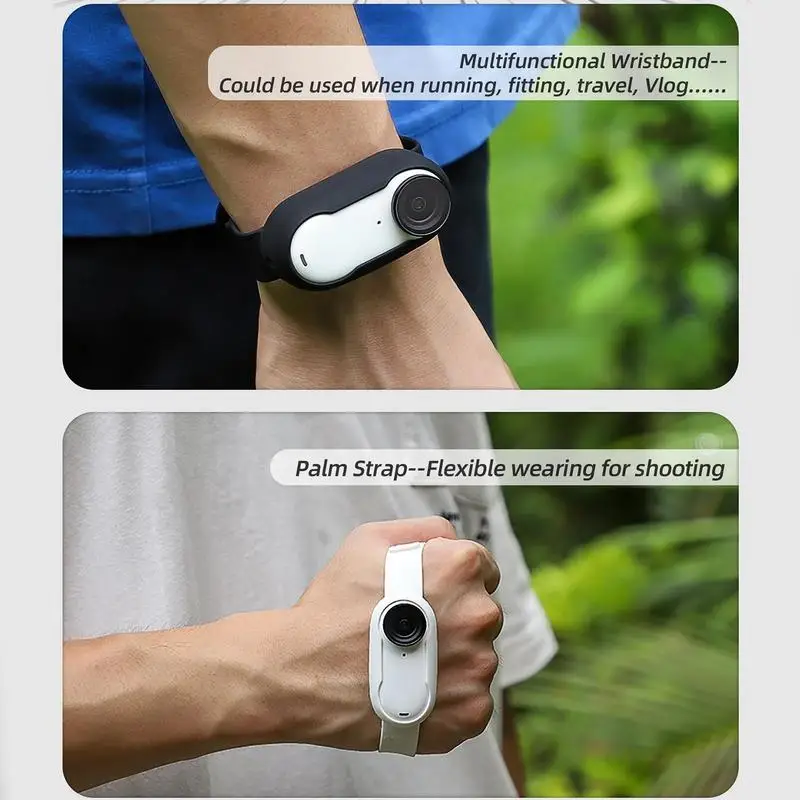 Reusable Silicone Ties Scratch-Proof Wrist Strap Multifunctional Anti-Drop Dust-Proof Anti-Lost Silicone Strap For Insta360 GO 3