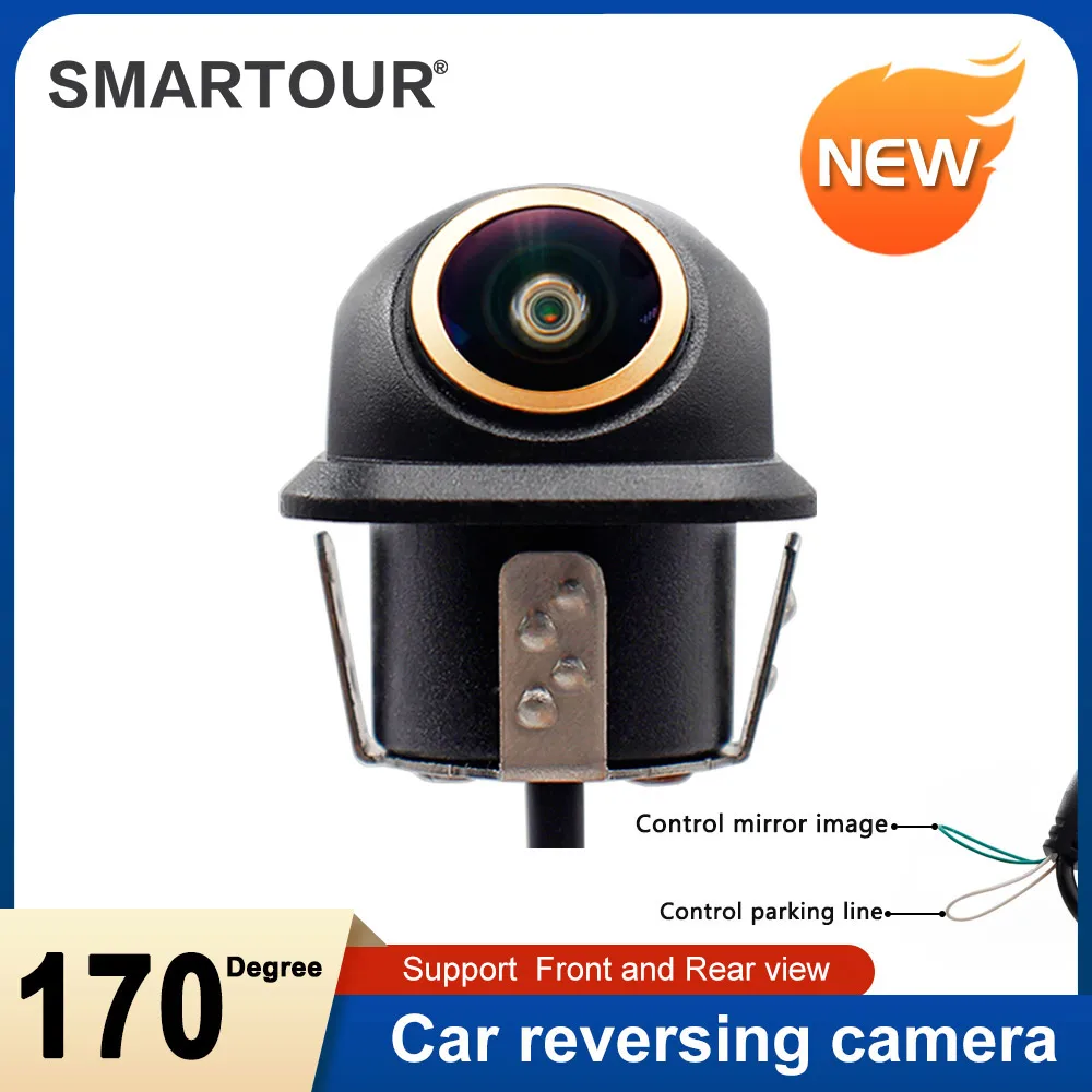 

Smartour CCD Vehicle Rear View Camera Car Reverse Golden Fisheye Lens Night Vision Waterproof Universal HD Car Parking Camera