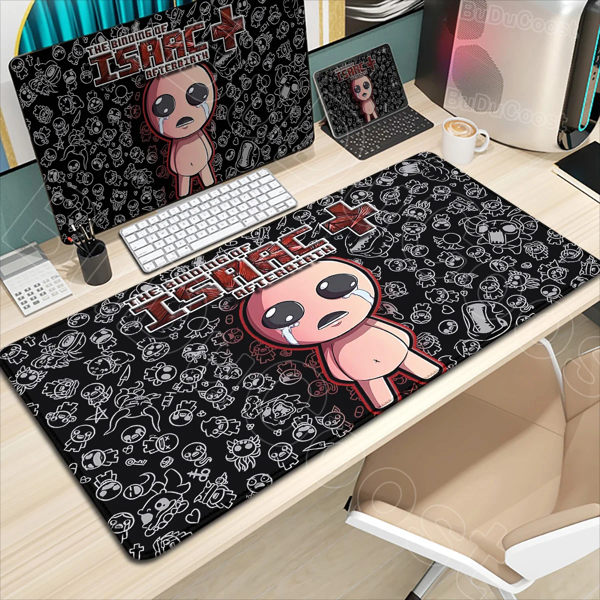 

The Binding of Isaac Non-slip Rubber Mousepad Gaming Keyboard Pads Computer Accessories Desk Mat Mouse Mats Large Size Mouse Pad
