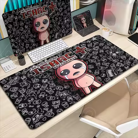 The Binding of Isaac Non-slip Rubber Mousepad Gaming Keyboard Pads Computer Accessories Desk Mat Mouse Mats Large Size Mouse Pad