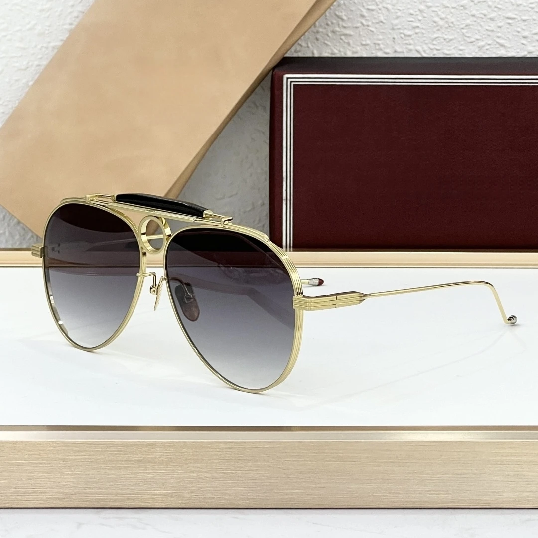 

DUKE Pilot Design Luxury Brand Sunglass's Man Women Alloy Style Trendy Oval UV400 Outdoor Trendy Fashion Eyewear Shades
