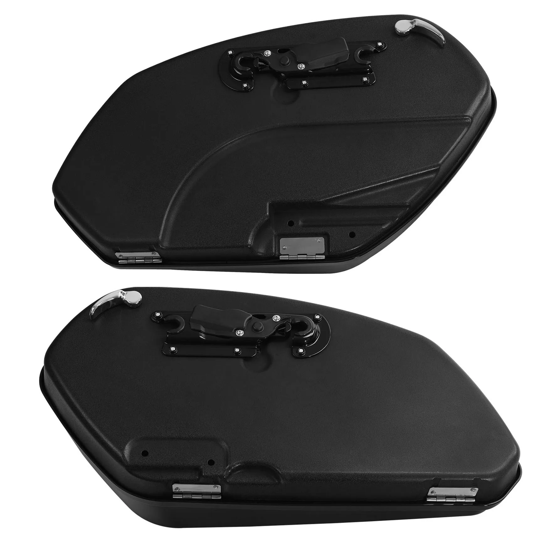 グロスブラックサドルバッグバッグハーレースポーツグライド FLSB 2018-2024 2023 2022 荷物サイドボックス