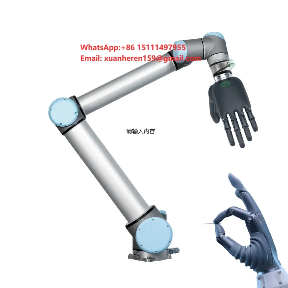 Collaborative Robot UR10E RE10 6 Axis Cobot Robot Arm Cobot Customized BrainCo Revo 2 Dexterous Hand Robotic Grippers Pick Place