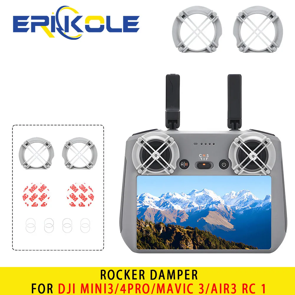 

2PC Rocker Damper for DJI RC/RC 2 Remote Controller Joystick Fixed Bracket Mount For Mini 4 PRO Mavic 3 Air 3 Drone Accessories