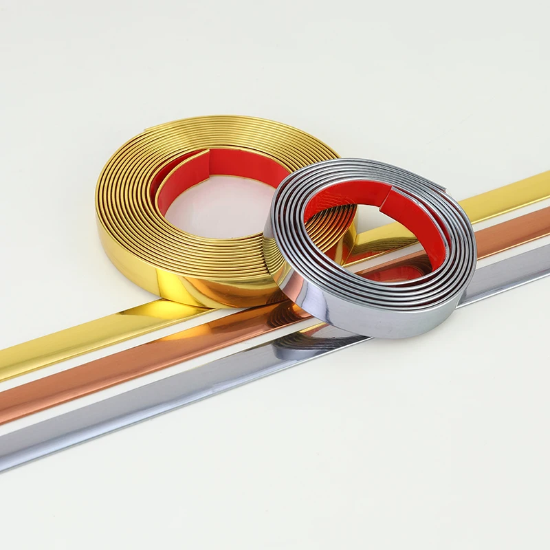 

Cloududa 3 m wall decorative tape 2cm wide self-adhesive light luxury decorative lines PVC materia