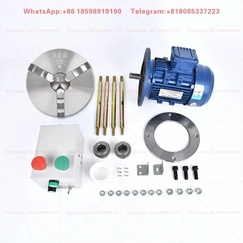 Electric Three Jaw Self Centering Chuck 200 250 320 400mm CNC Lathe Automatic Electric Power Chuck With Positive