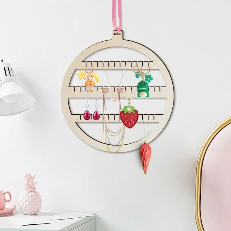 

Wall Mounted Jewelry Organizer Wall Mount Earring Holders Decorative Earring Display Stands Jewelry Storage Rack For Stud