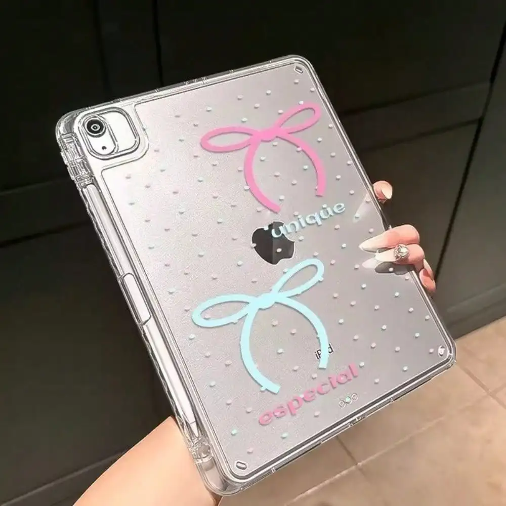 

Двухцветный защитный чехол для планшета с дизайном в виде банта, легкий, из ТПУ, устойчивый к царапинам и ультратонкий, ударопрочный и устойчивый к ударам.