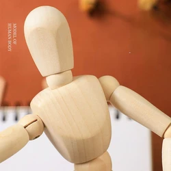 Puppet Man Model Art Painting for Beginners Modern Style DIY Wooden Man Movable Limb Figure Bjd Mannequin Sketch Draw Action Toy
