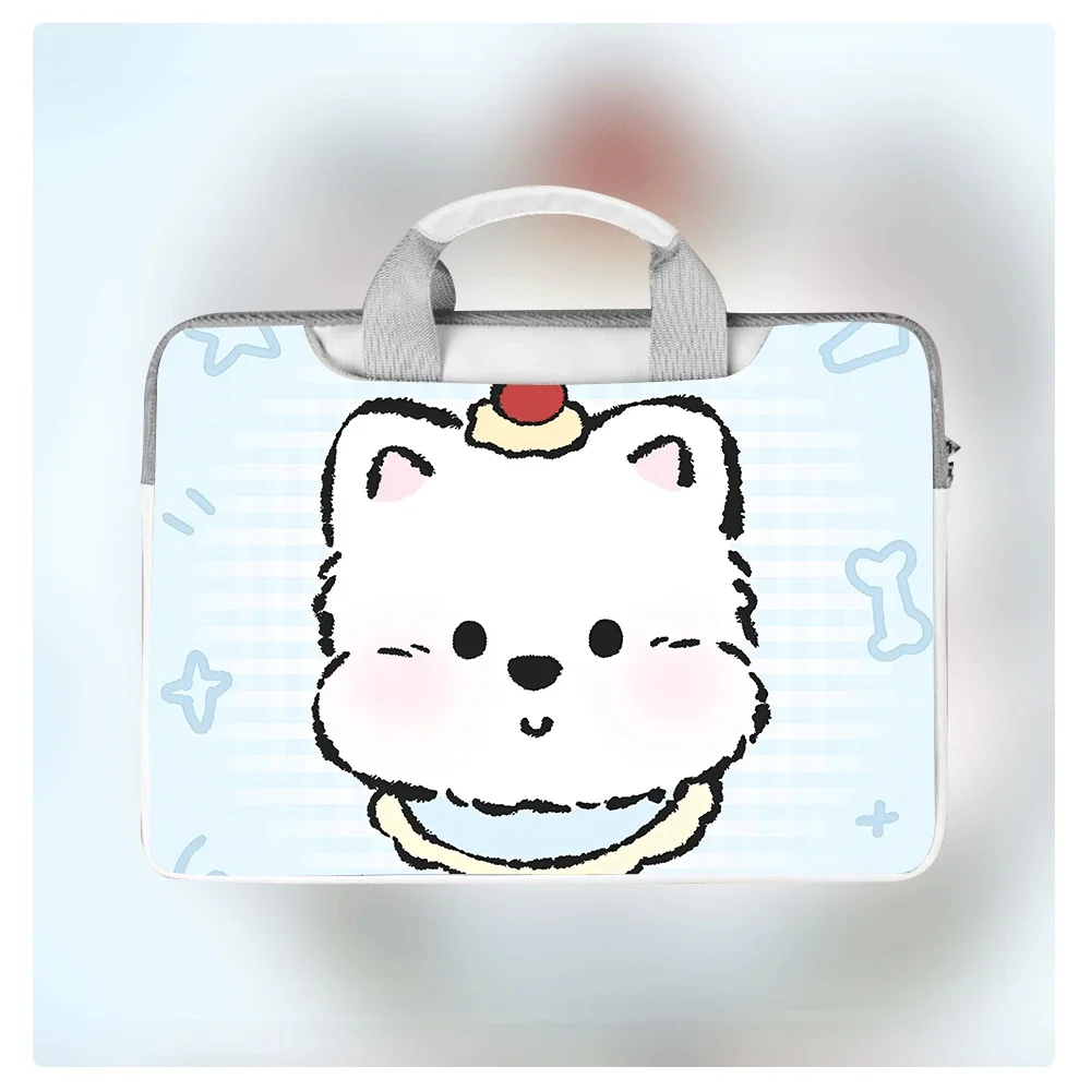 

Cute Dog Print Laptop Bag Cover Laptop Case for Macbook Case 13.3 14 15.6 16 Inch Macbook Air Storage Bag Briefcase Holiday Gift