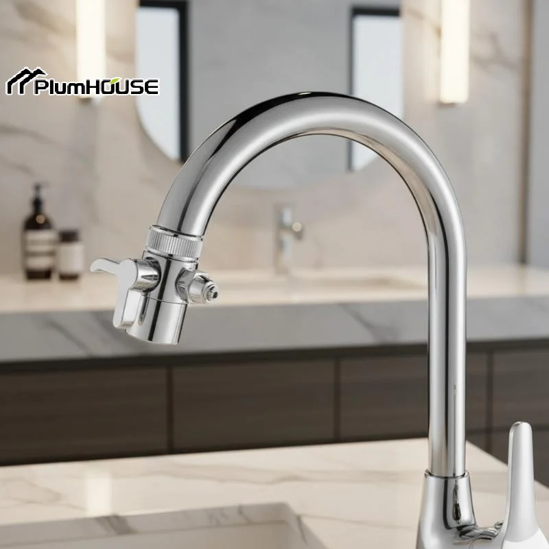Faucet Adapter Kitchen Sink Splitter Diverter Valve Water Tap Connector For Toilet Shower Bathroom Kitchen
