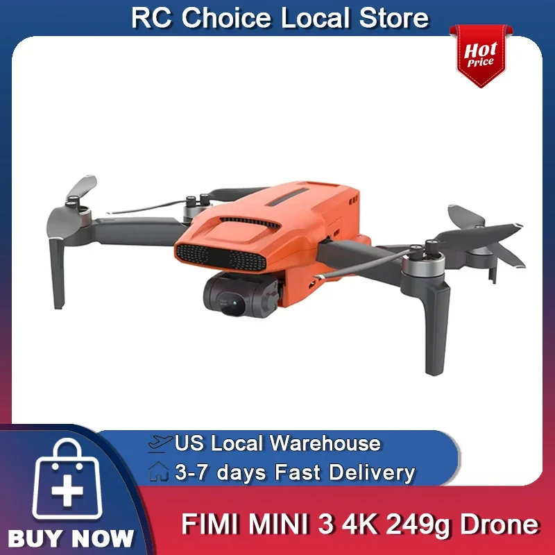 

FIMI MINI 3 Drone 249g 4K 60fps AI Super Night Video Strong Wind Resistance 1/2-inch 48MP Sensor Mini Pro Drone RC Quadcopter