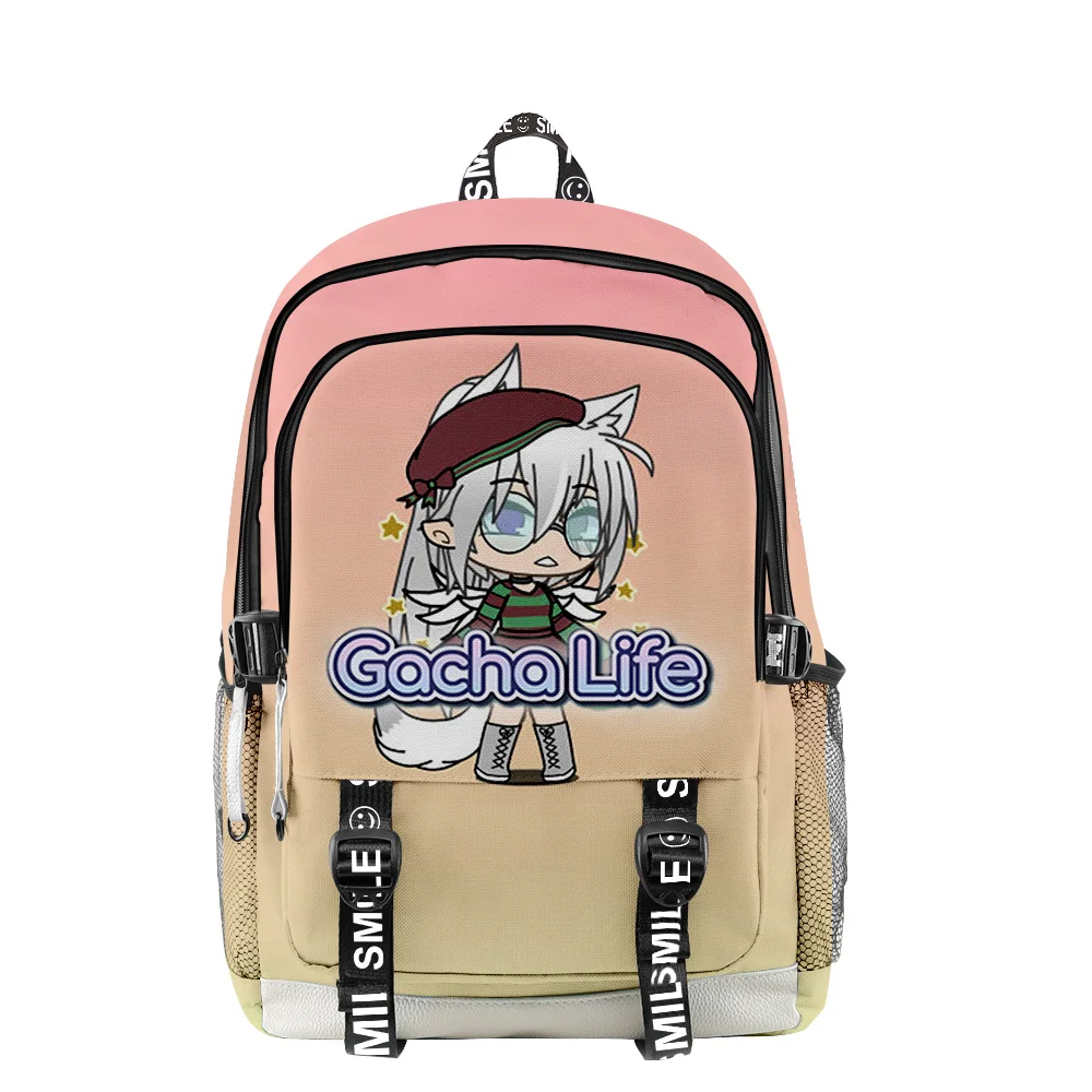 Trendy Popular Gacha Life 3D Print Student School Bags Unisex Oxford Waterproof Notebook multifunction Travel Backpacks