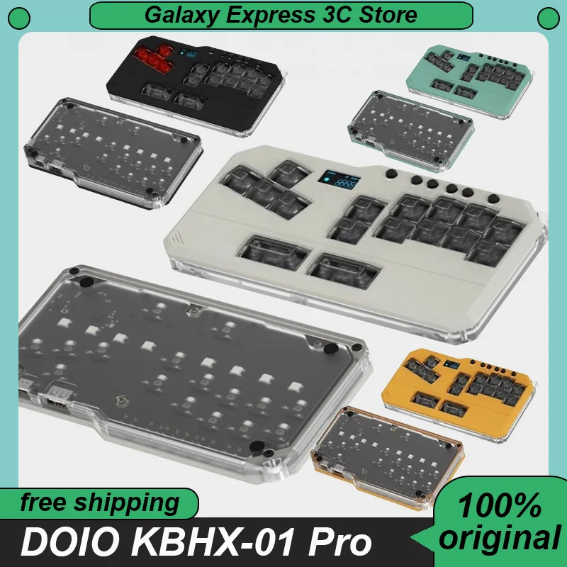 

DOIO Hitbox Kbhx-01 Pro Mini Mechanical Keyboard Aluminum Alloy Custom Fighting Rocker Arcade Gaming Keyboard PS4 PS5 Switch PC
