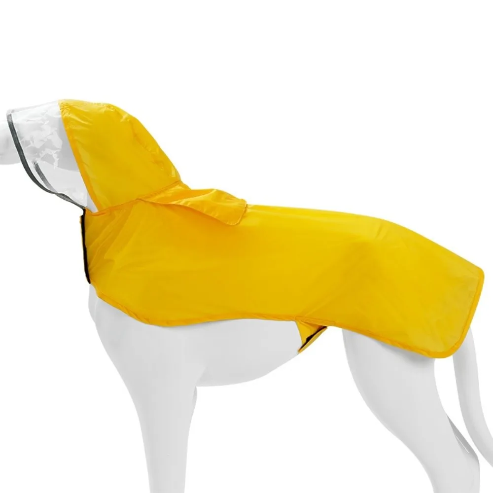 

Waterproof Raincoat Dog Vest Rainy Dog Costumes Cover Dog Clothes with Hat Pet Rain Jacket Reflective Strip Dustproof