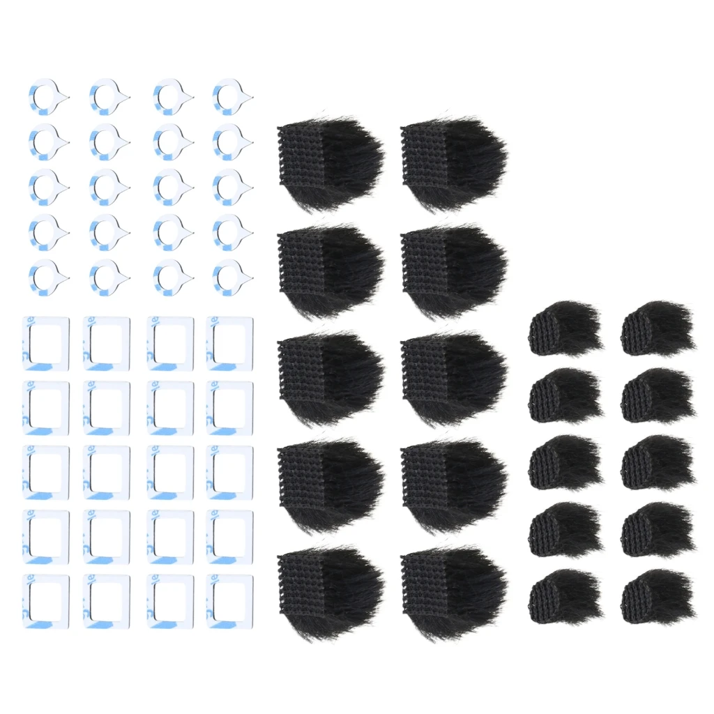 Künstliche Fell-Windschutzscheiben für 8 9 10 11 Kameras und Mikrofone zur Geräuschunterdrückung im Freien – Detail 10